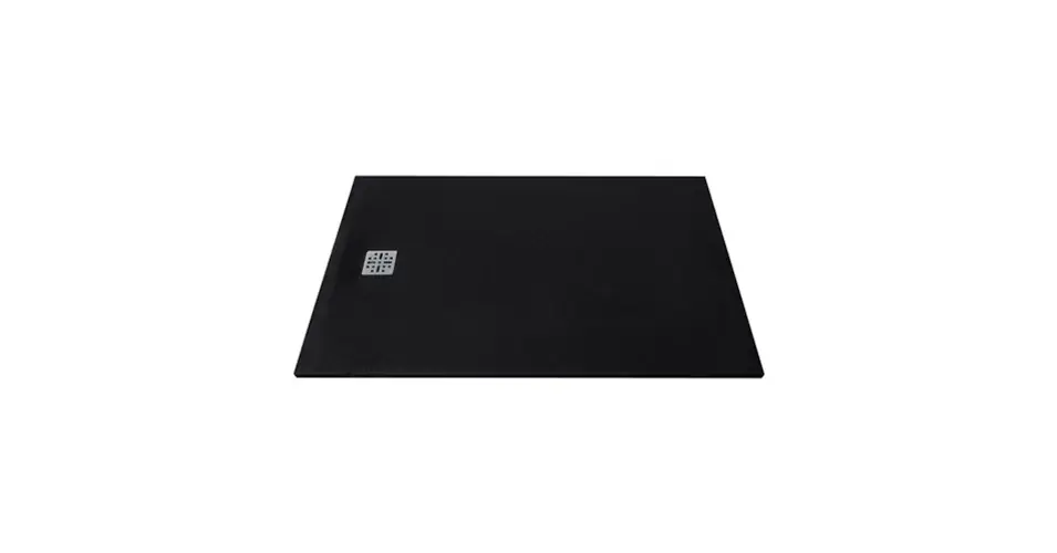 Outlet MARMY Dolomite zuhanytálca - 100×160 matt fekete (cavalli black)